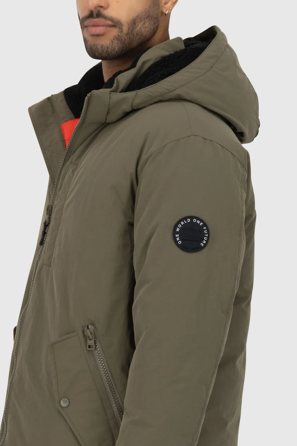 Alife & Kickin NoelAK A Parka Herren dunkelgrün gefüttert
