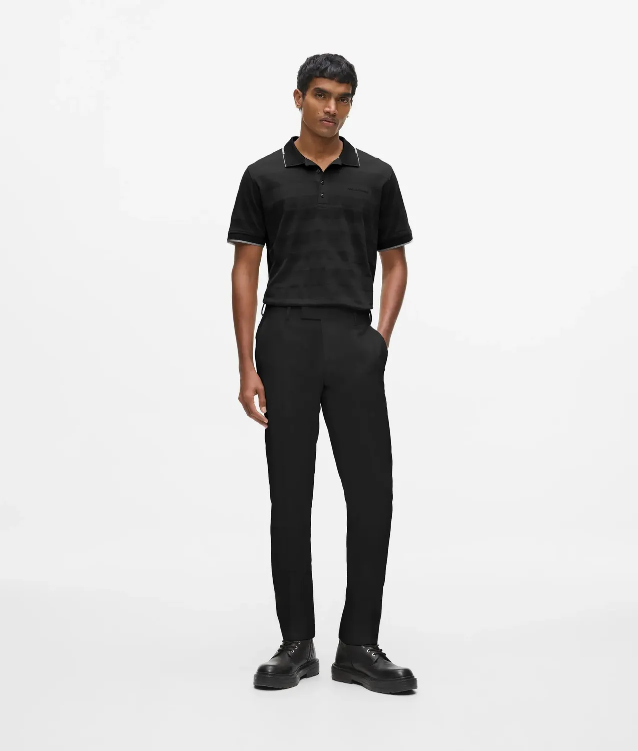 Karl Lagerfeld Striped Poloshirt Herren Streifen