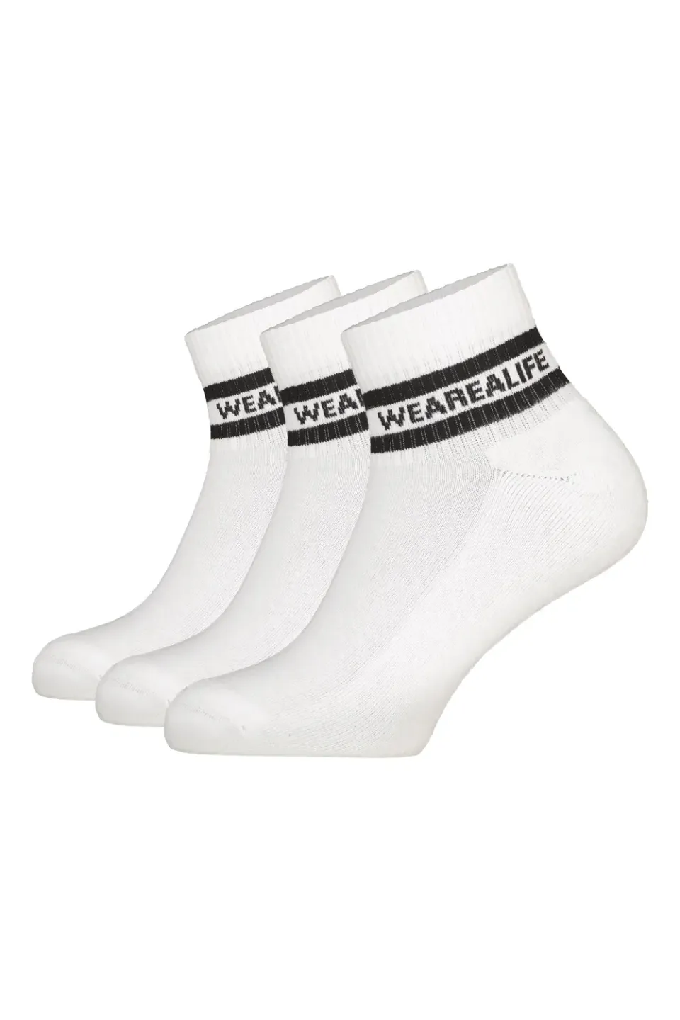 Alife & Kickin RikaAK Socken Weiß 3er Pack Knöchel