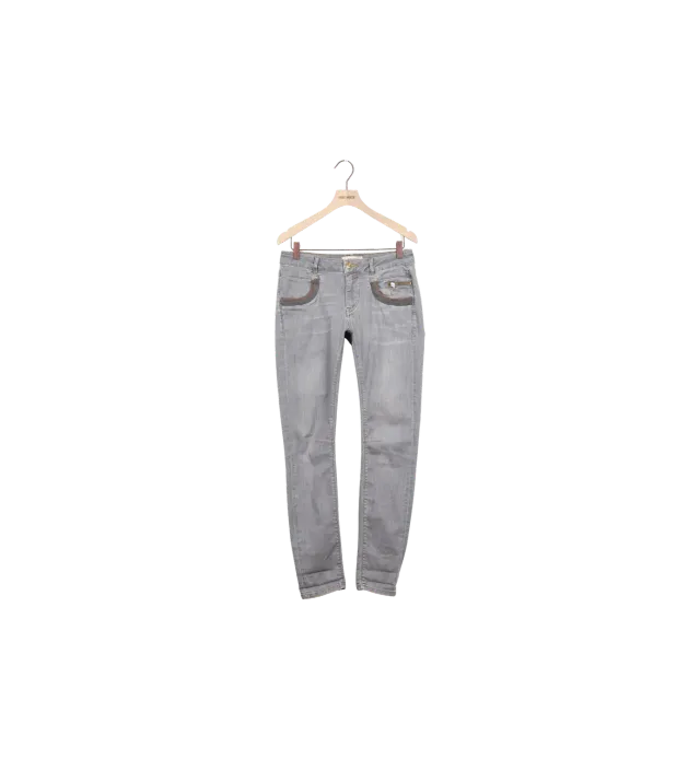 Mos Mosh ReLoved Naomi Shade Secondhand Jeans Grau 27