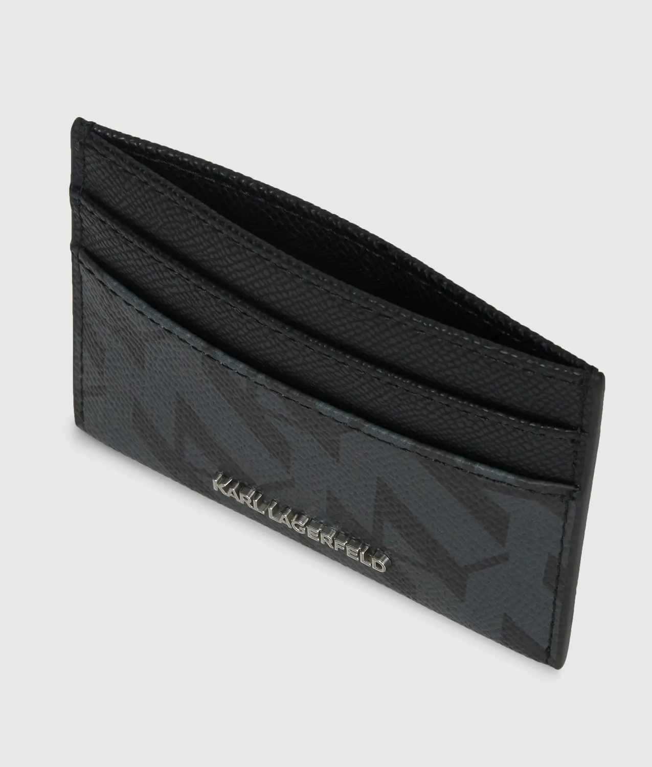 Karl Lagerfeld Ikon Kartenetui Leder One Size Monogramm