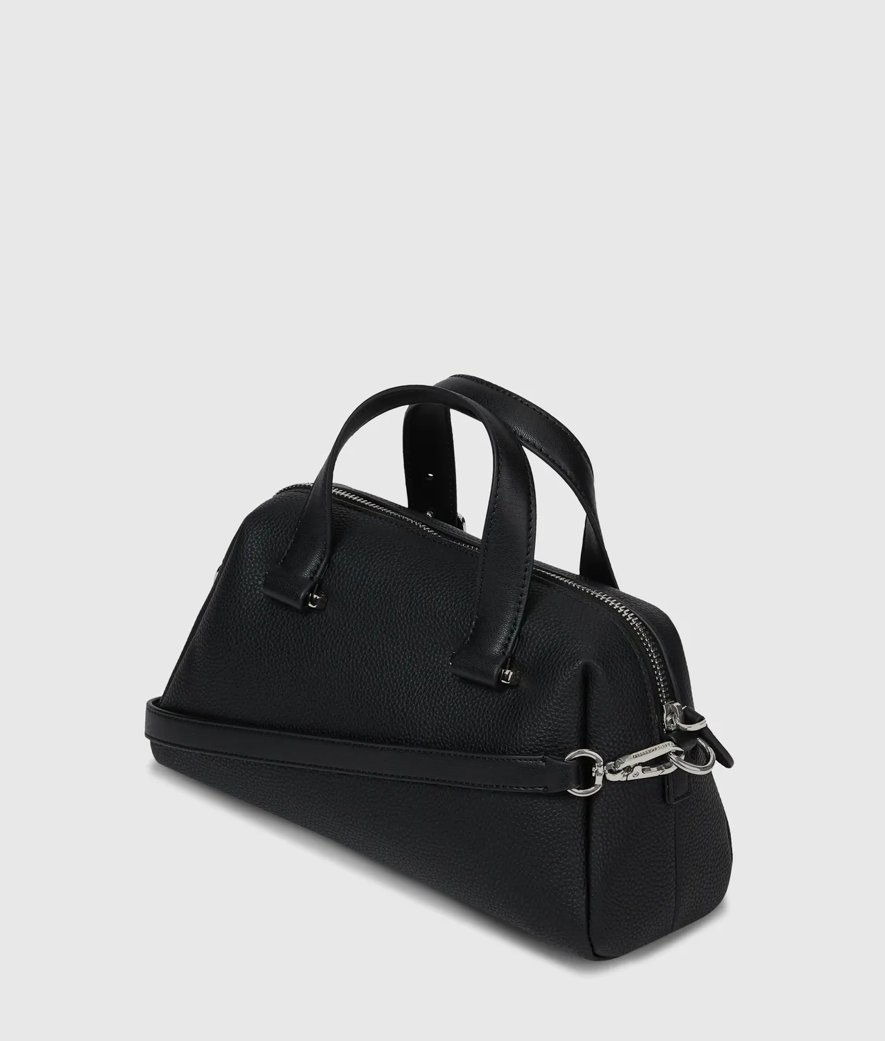 Karl Lagerfeld Ikon Pebble Satchel-Tasche Charm Einheitsgröße