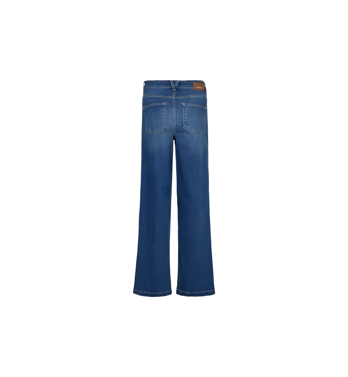Mos Mosh MMColette Deluxe Wide-Leg Jeans Mid Blue 32