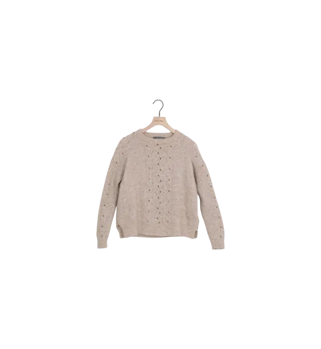 Mos Mosh Parisa Bead Strickpullover Doeskin XS