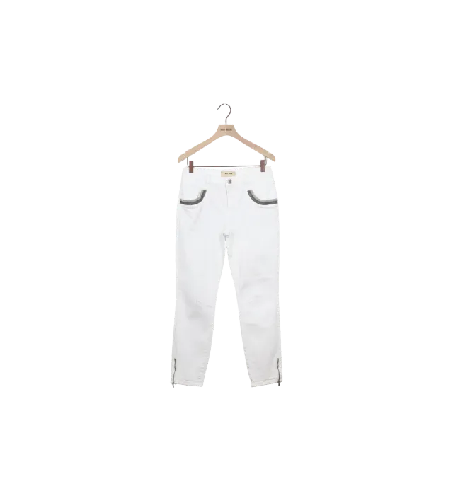 Mos Mosh MMNaomi Shade White Jeans Weiß Second Hand