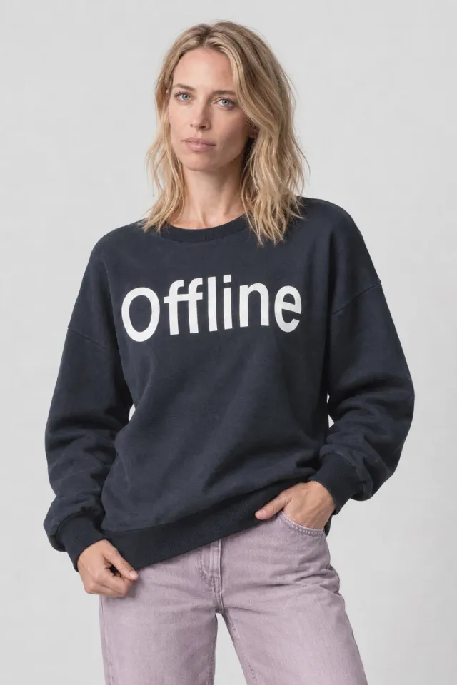 Alife & Kickin ElsaAK P Sweatshirt Dunkelblau Crewneck
