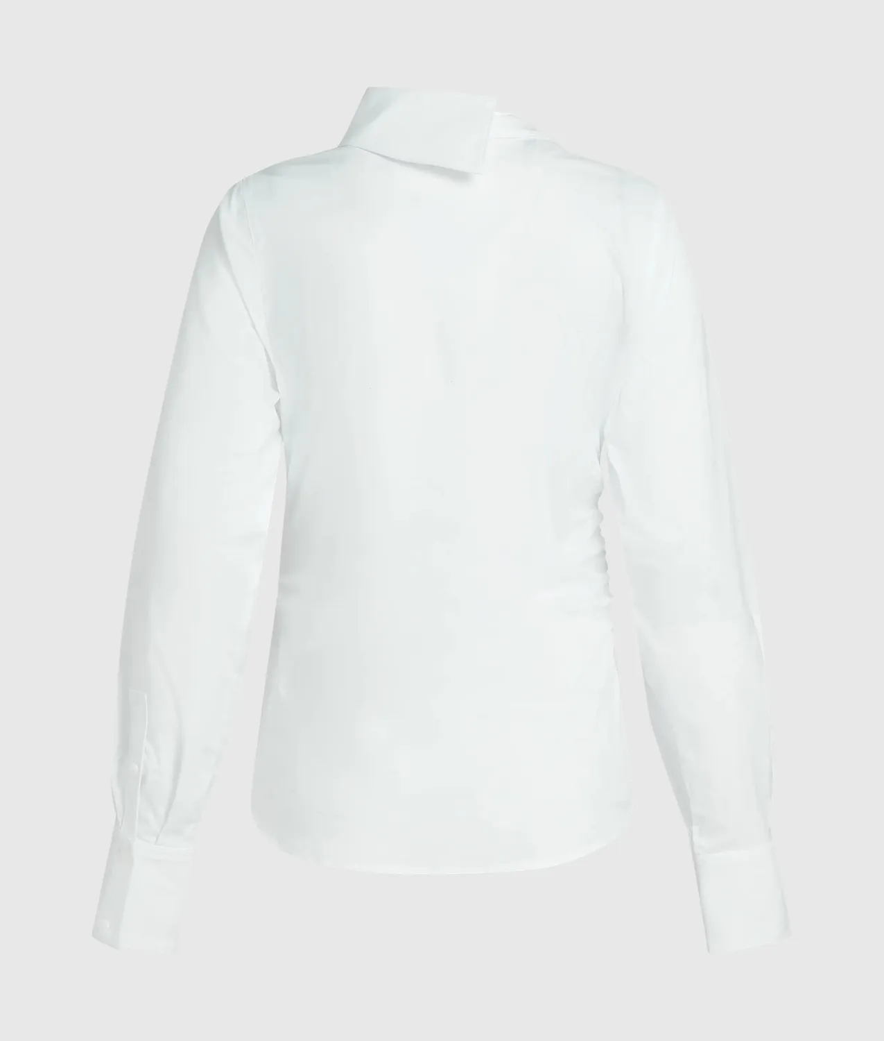 Karl Lagerfeld Asymmetric Button Bluse Raffung Damen