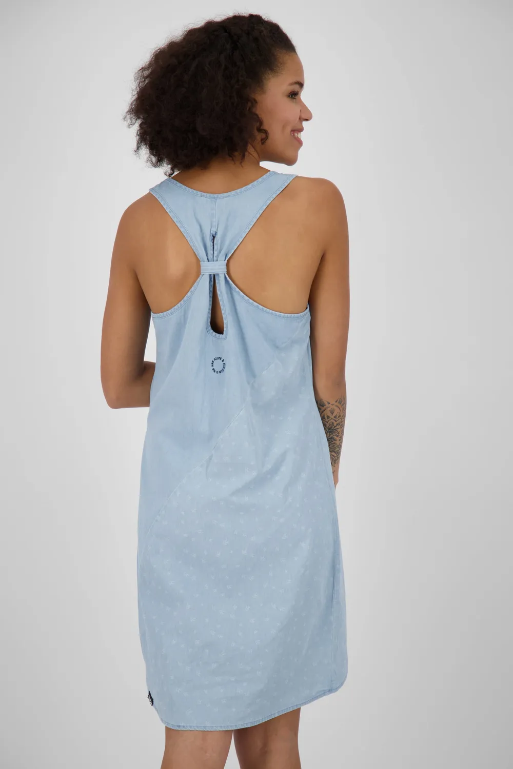 Alife & Kickin CameronAK DNM B Kleid hellblau kurz