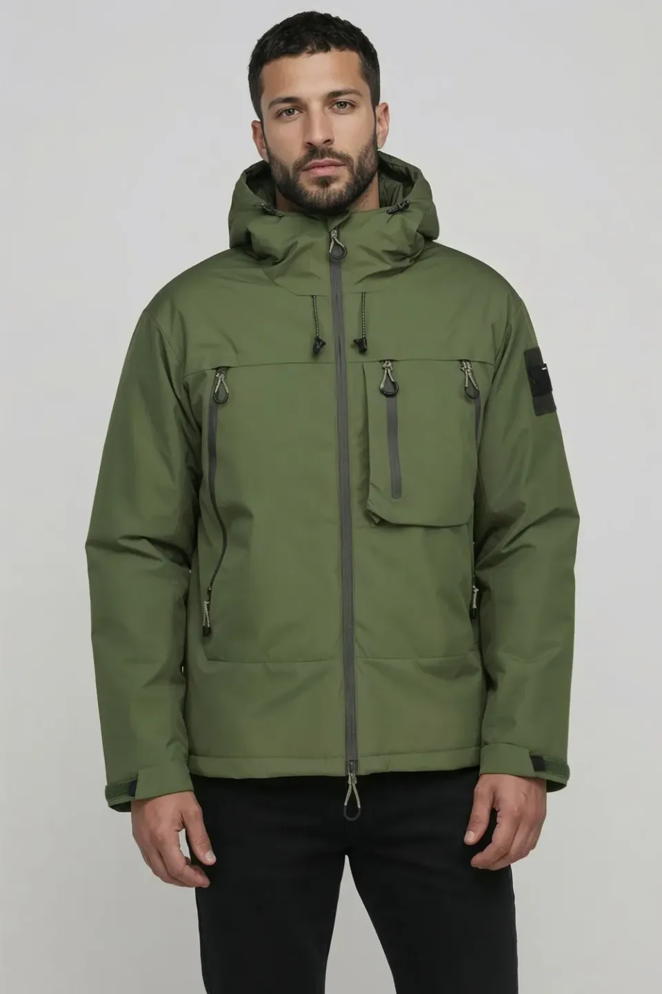 Alife & Kickin MosesAK A Puffer Jacket Grün Herren