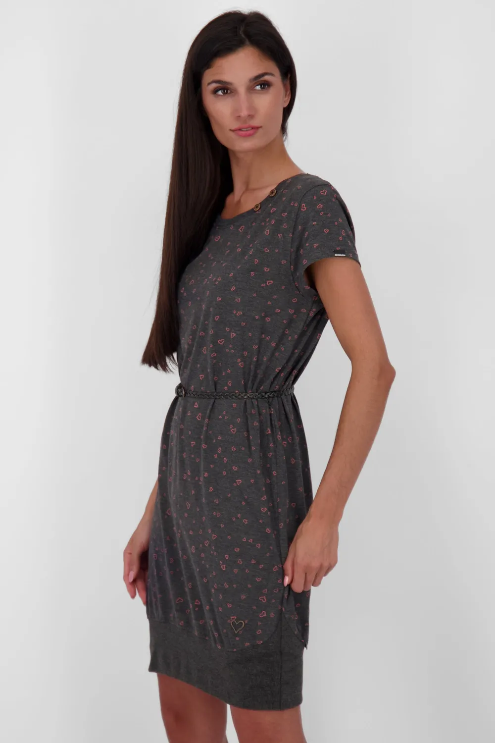 Alife & Kickin ColetteAK B Shirtkleid Schwarz Kurz