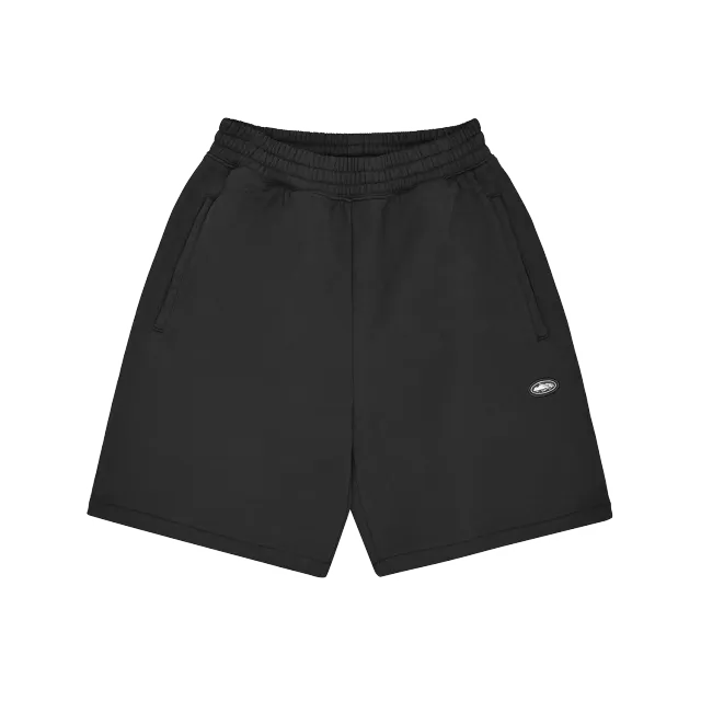 Corteiz Mini Island Sweatshorts Black Baggy Fit