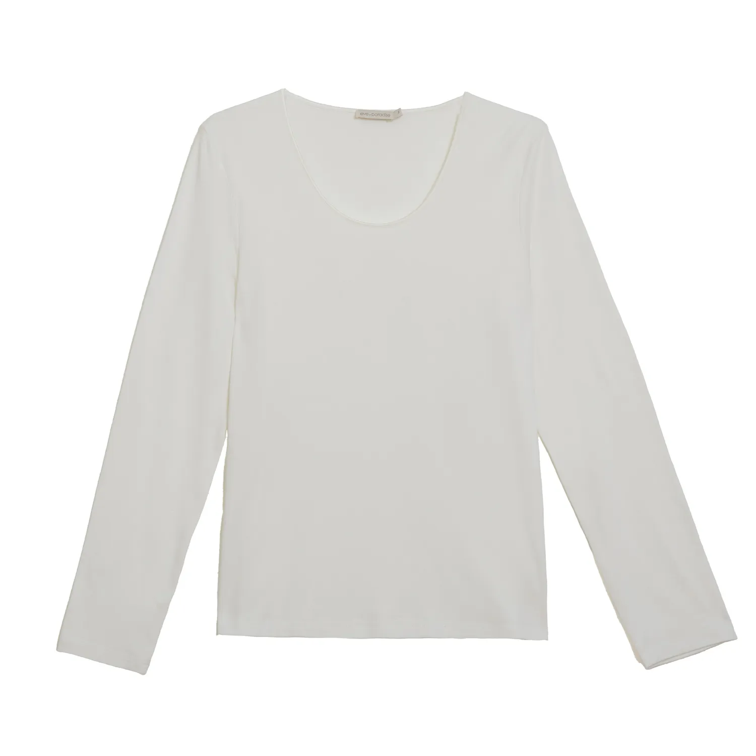 Senatex Basic-Longsleeve Rundhals Shirt Lilac Viskose-Mix
