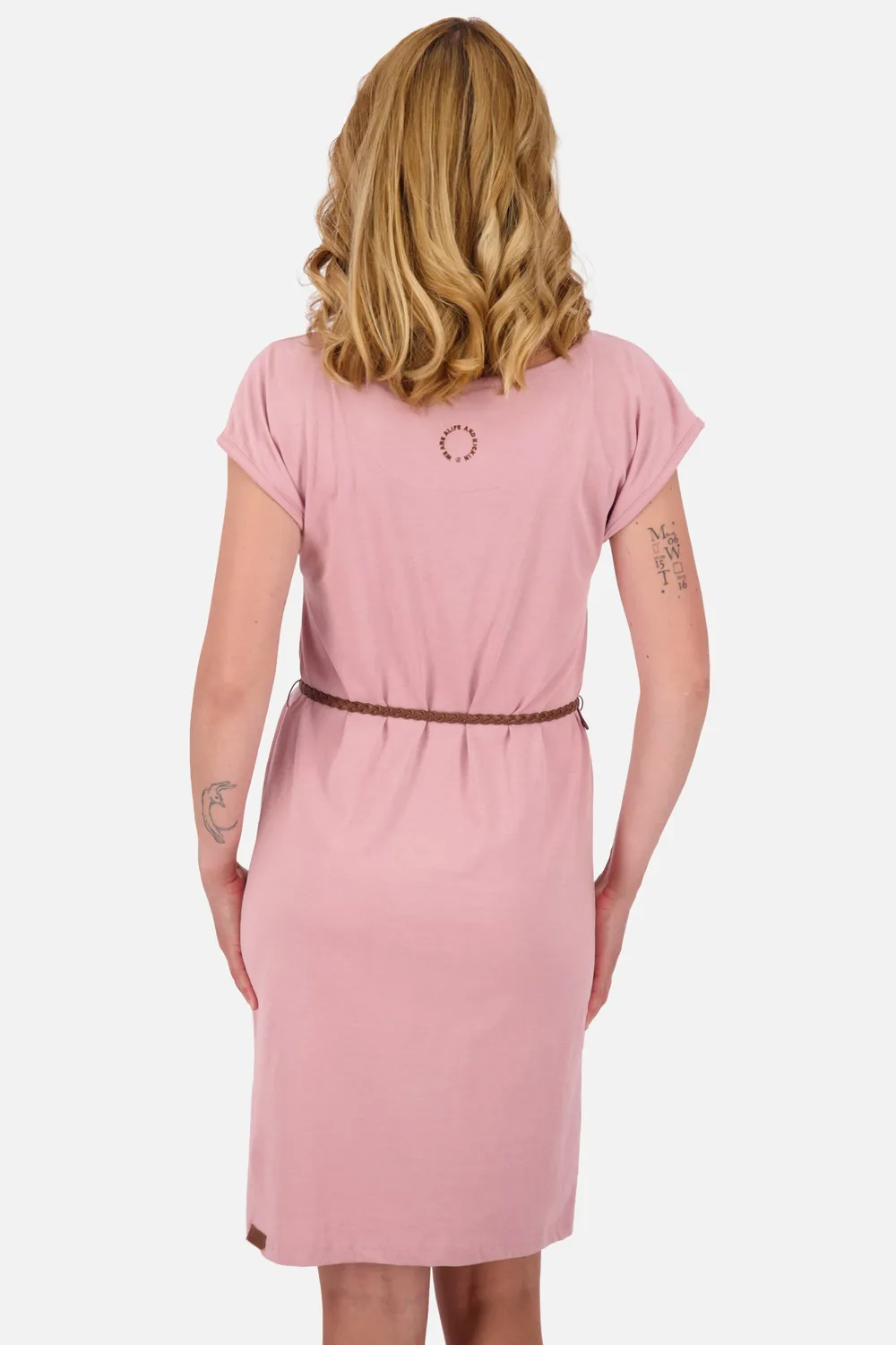 Alife & Kickin ElliAK A T-Shirtkleid Rosa Jersey