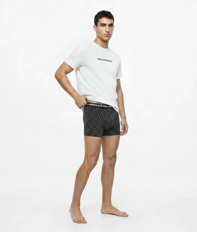 Karl Lagerfeld Logo Pyjama Set T-Shirt + Shorts Geschenkbox