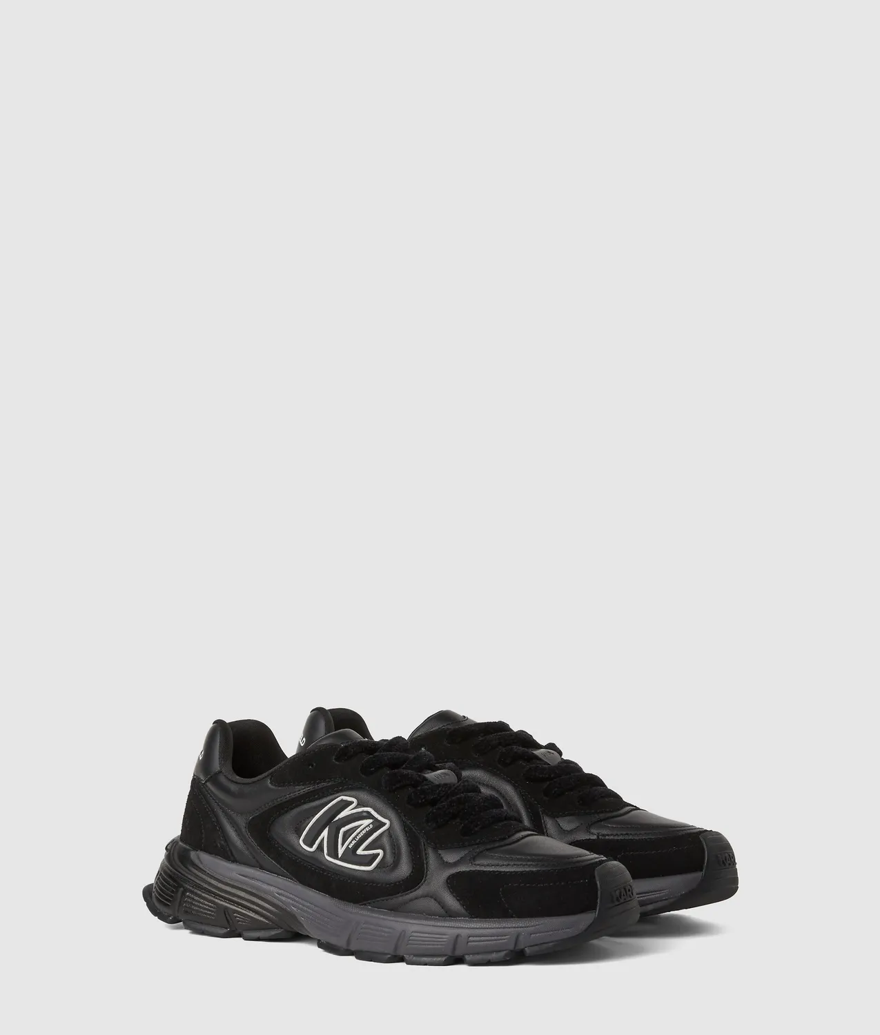Karl Lagerfeld Orion Monogram Sneaker Leder Schnürer Herren