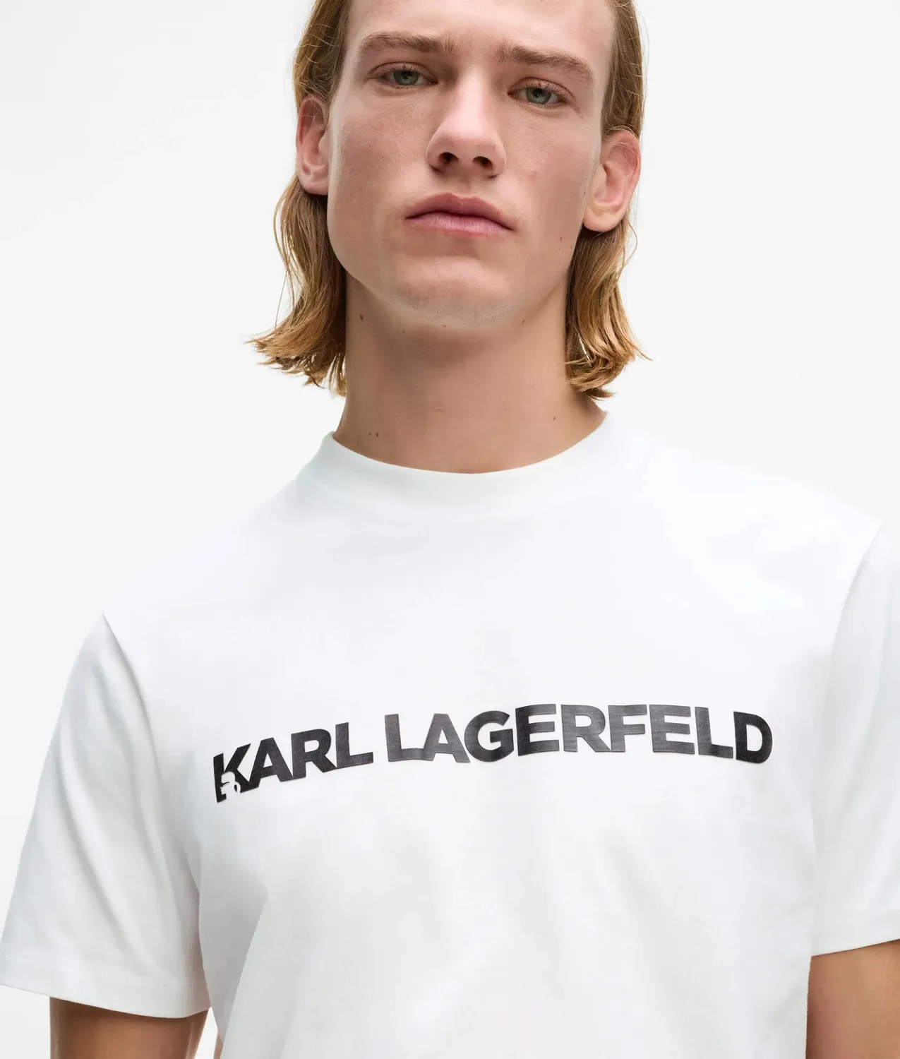 Karl Lagerfeld Logo T-Shirt Brustprint regular
