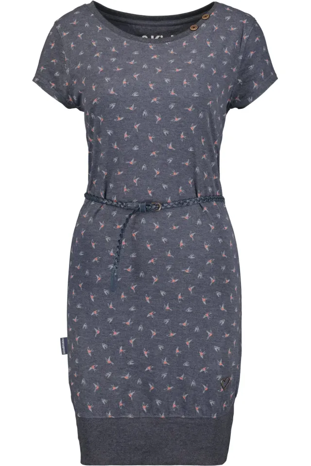 Alife & Kickin CocoAK Dress Dunkelblau Damen Jerseykleid