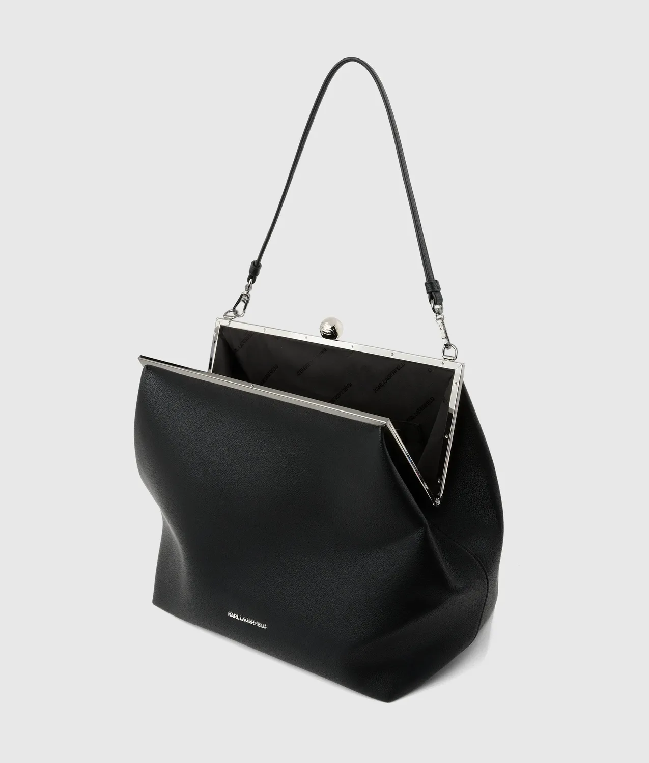 Karl Lagerfeld Essential Clutch XL Bügelverschluss
