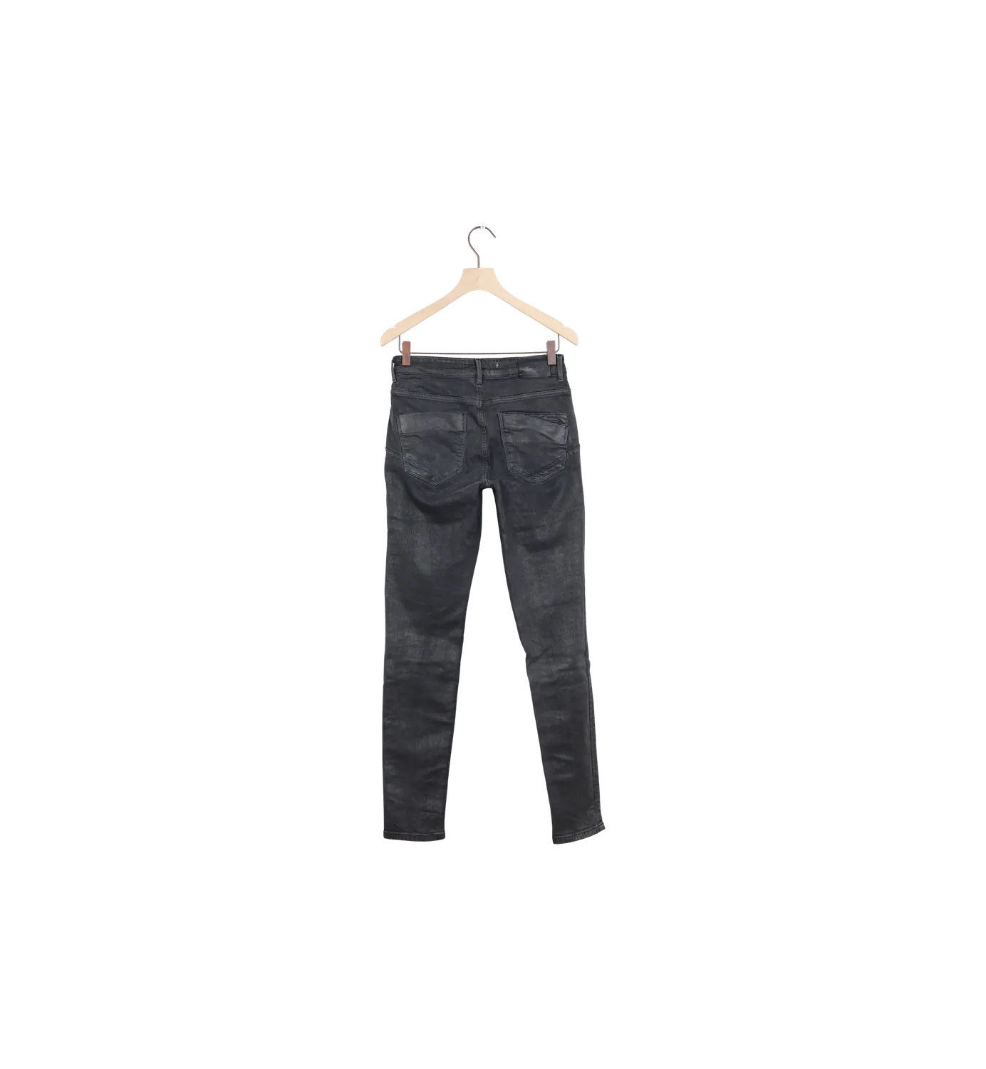 Mos Mosh MMOzzy Biker Jeans Schwarz 28