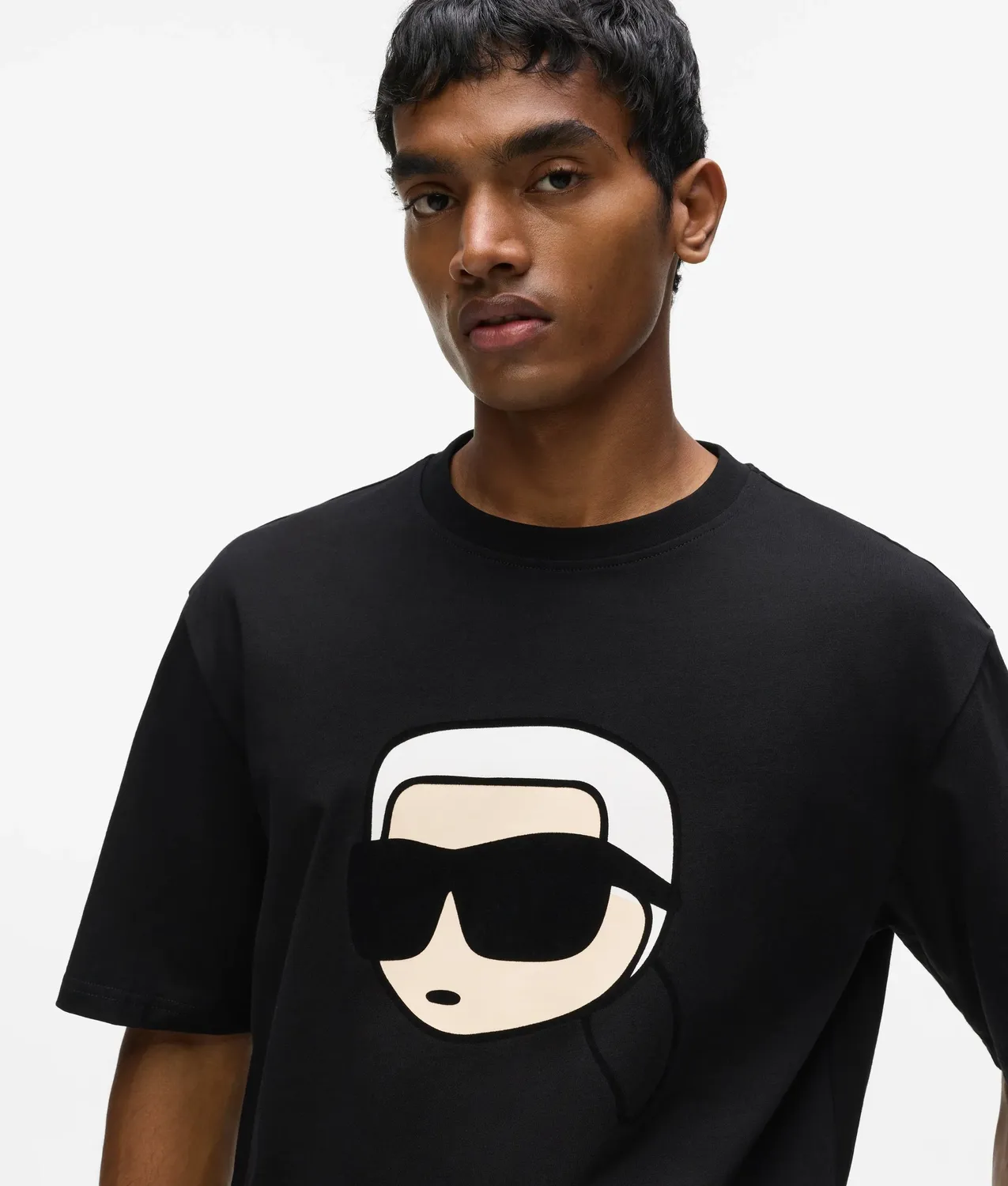 Karl Lagerfeld Ikon Karl T-Shirt Bio-Baumwolle