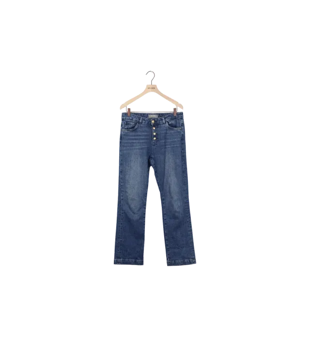 Mos Mosh MMAshley Button Jeans Dunkelblau 28 Flare