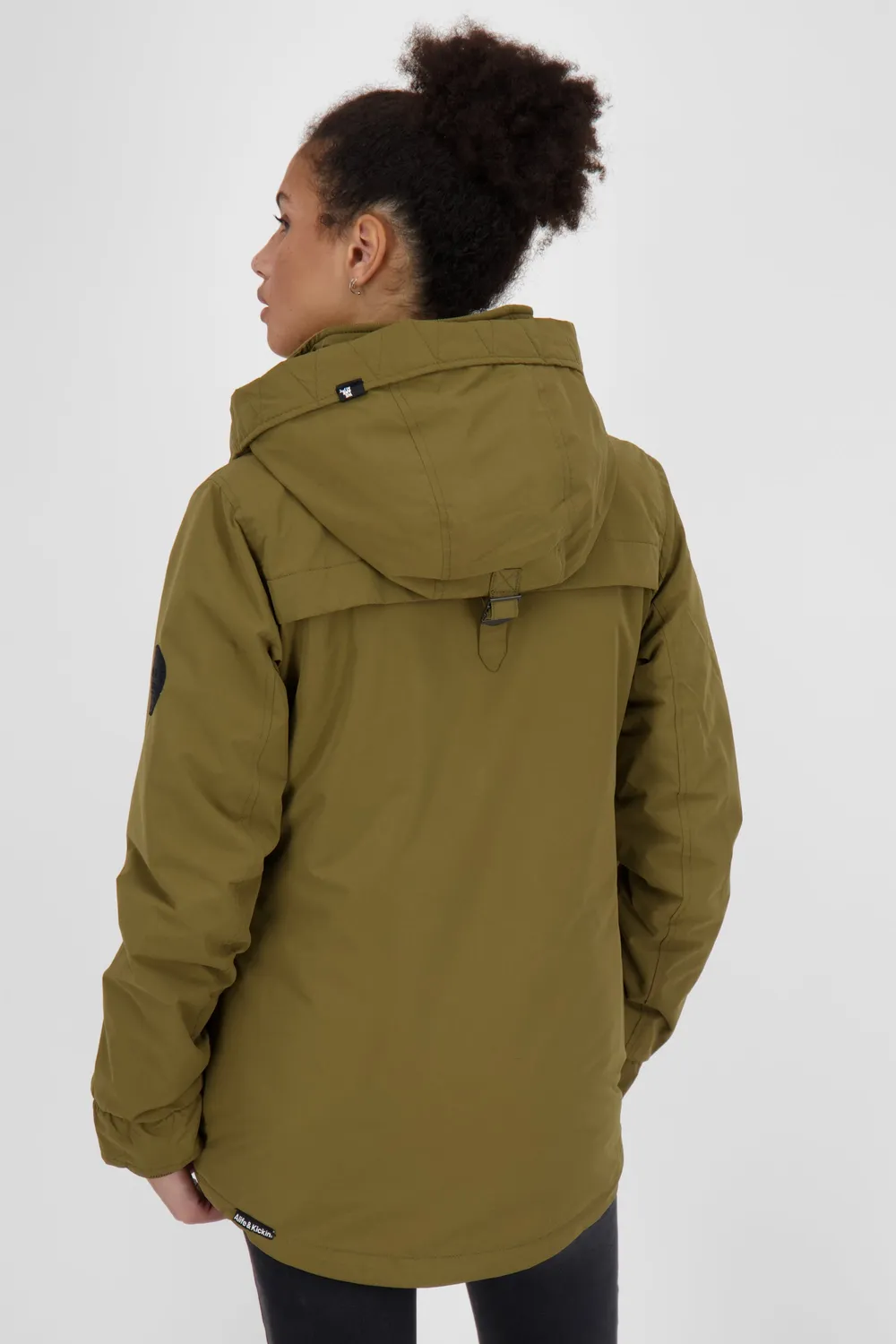 Alife & Kickin NaomiAK A Steppjacke dunkelgrün kurz