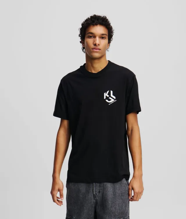 Karl Lagerfeld KL Jeans Monogram T-Shirt Regular Brustprint