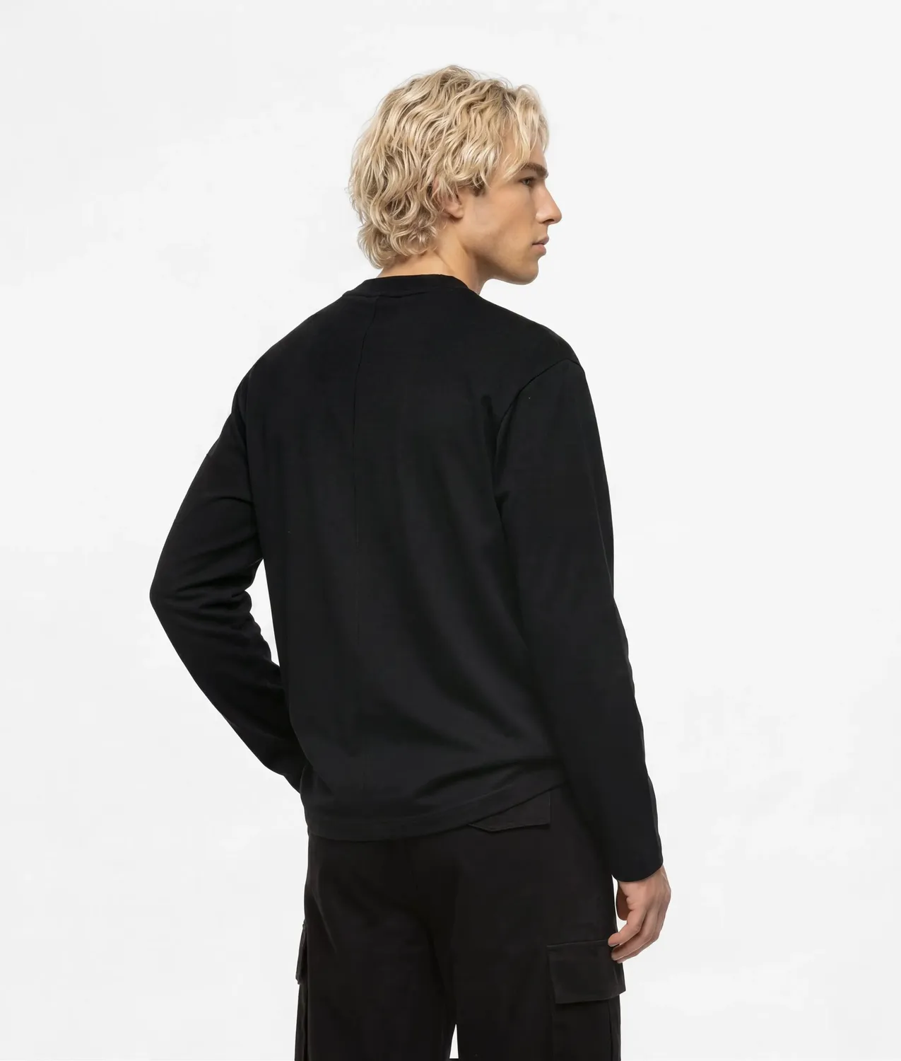 Karl Lagerfeld KL Jeans Langarmshirt Herren Nähte Baumwolle