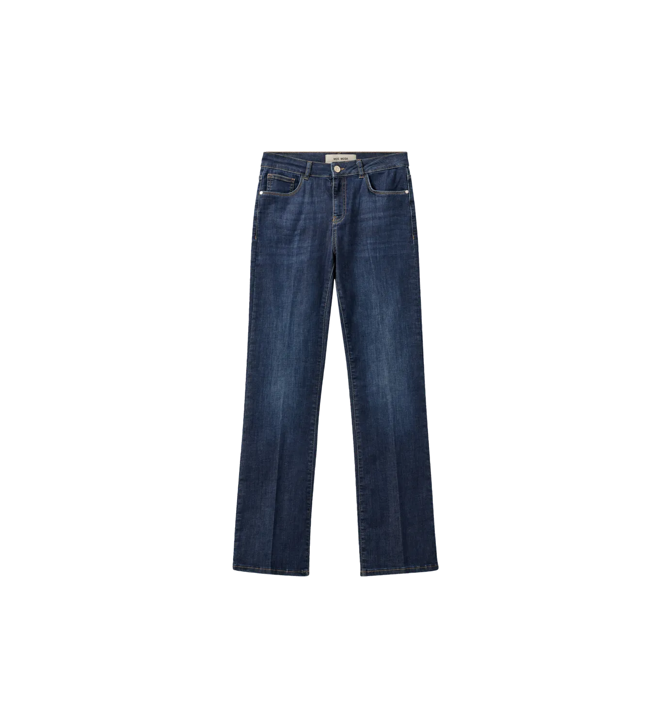 Mos Mosh Cecilia Cover Jeans Dark Blue High Waist Flare