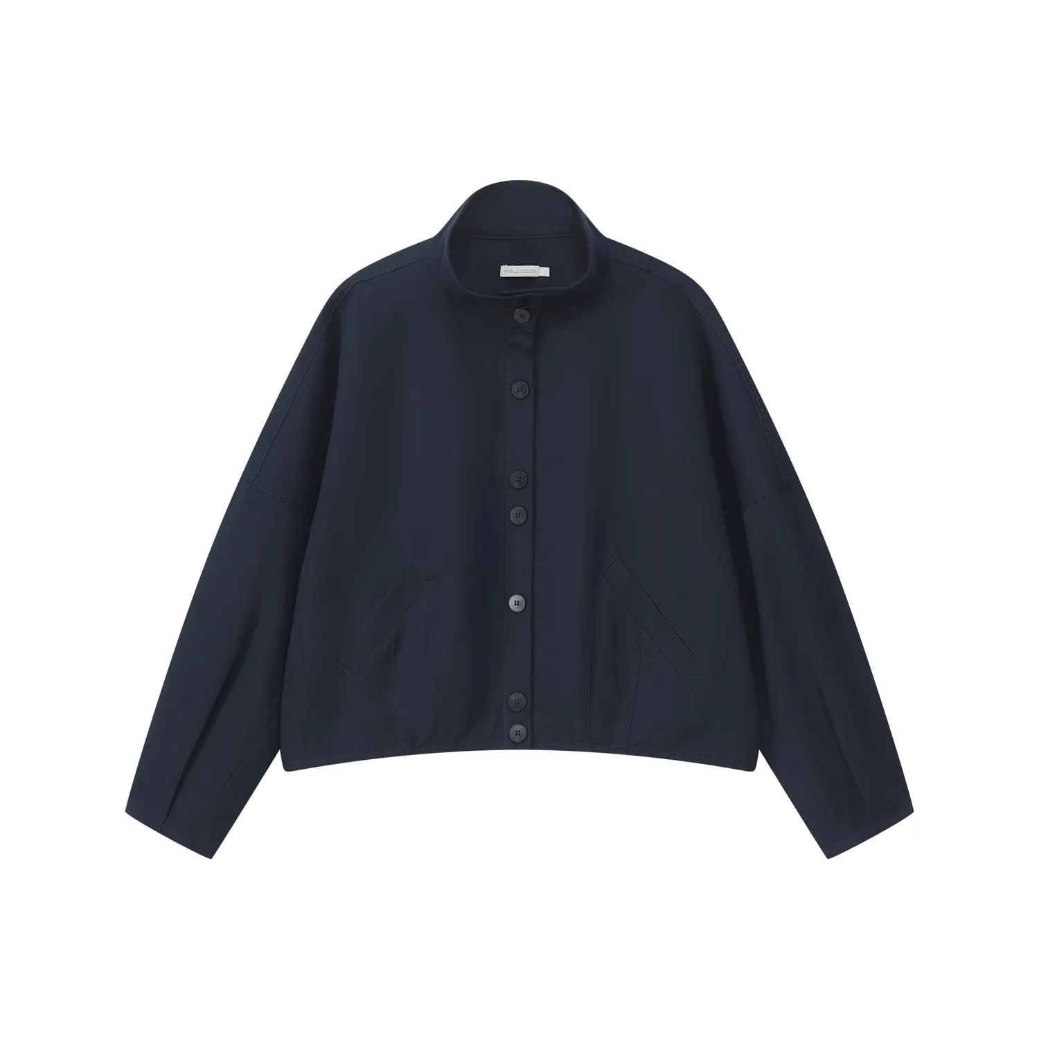 Senatex Blousonjacke Bio-Baumwolle Jacke Navy vegane OCS