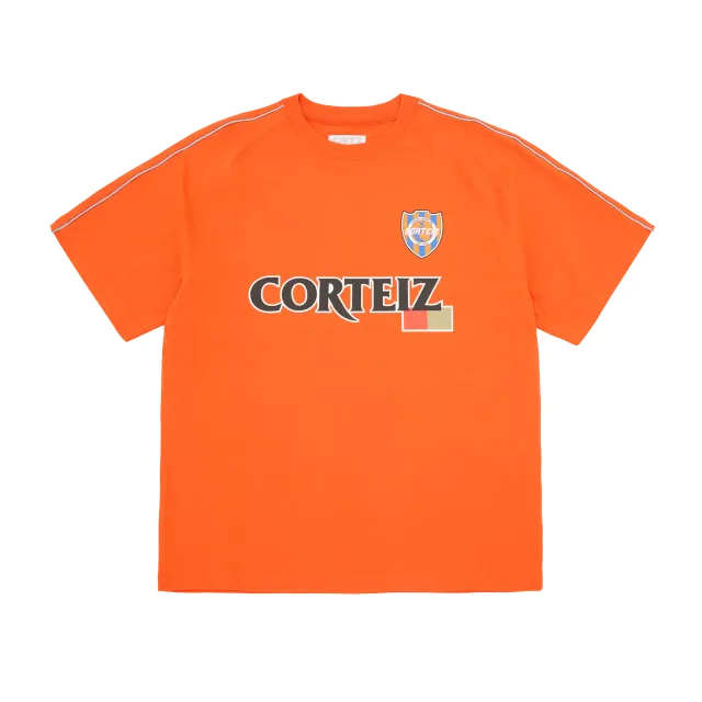 Corteiz Giapponese Cotton Jersey T-Shirt Orange 310g