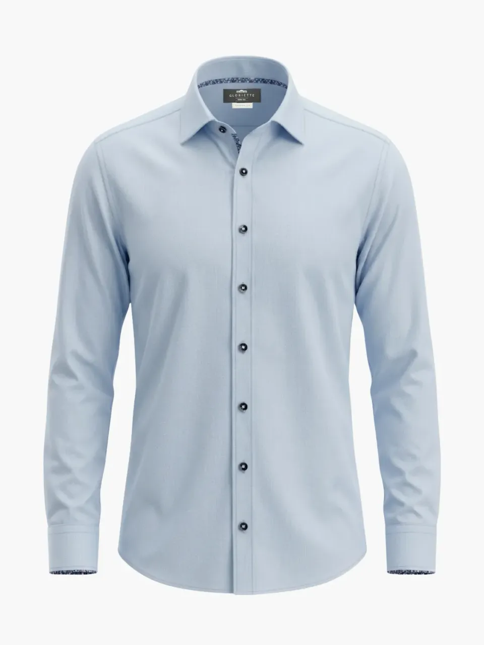 Gloriette Windsor Stretch Hemd Hellblau Fashion Fit