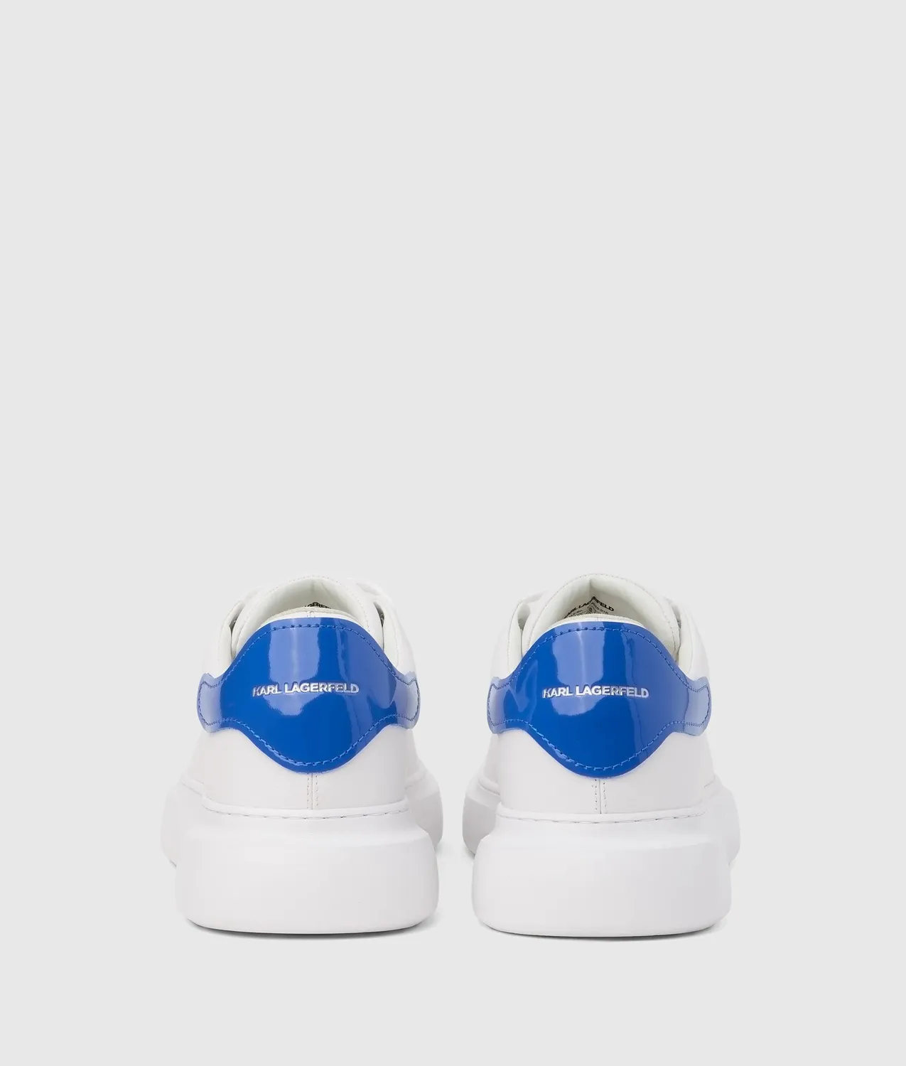 Karl Lagerfeld Ikon Kore Sneaker Leder schwarz glänzend