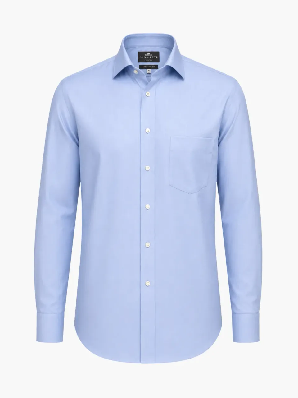 Gloriette Chambrey Fashion Fit Hemd Hellblau bügelfrei