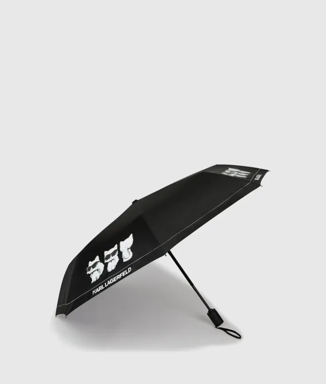 Karl Lagerfeld Ikon Choupette Schirm Stahl klein