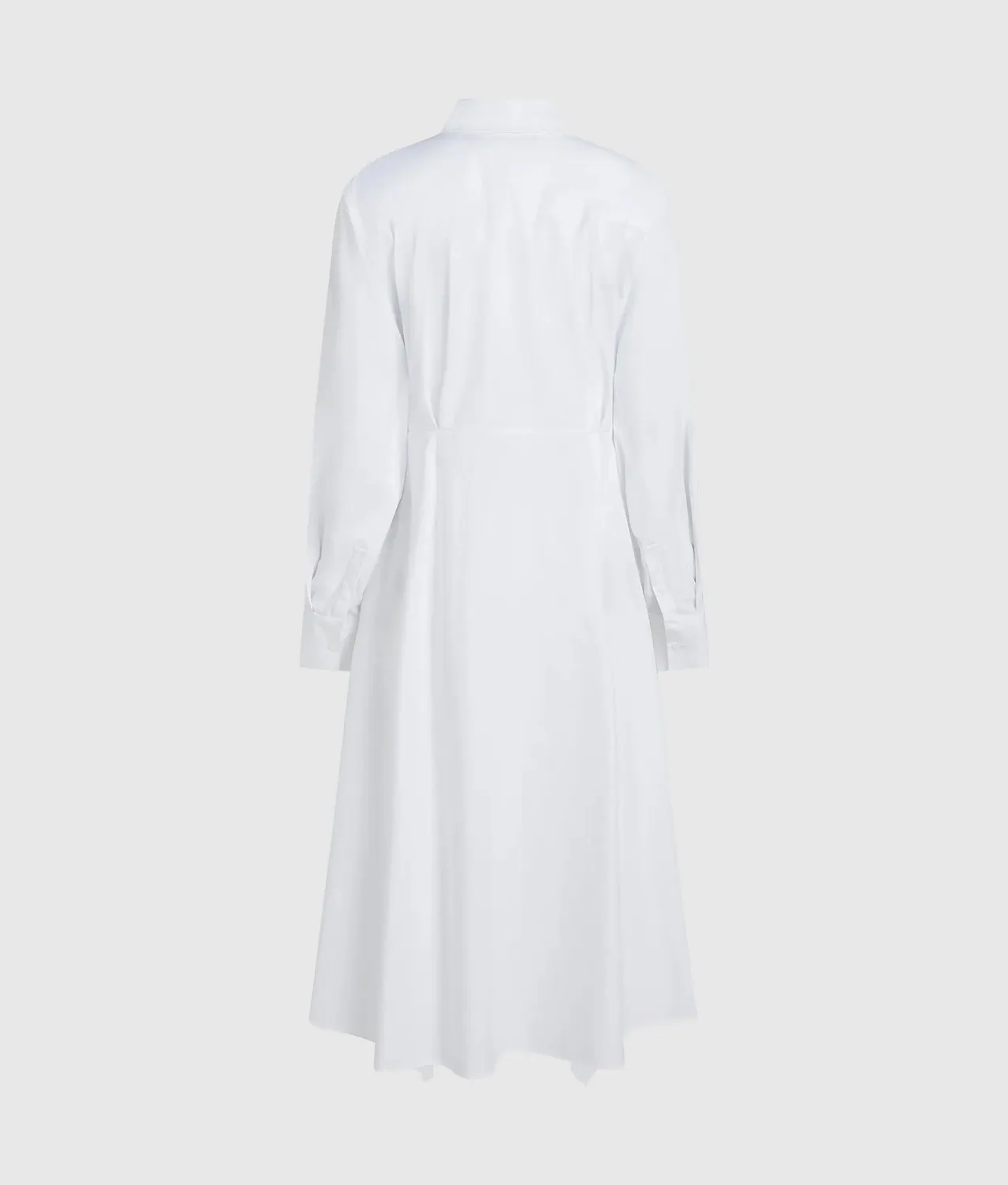 Karl Lagerfeld Poplin Hemdkleid Bio-Baumwolle plissiert
