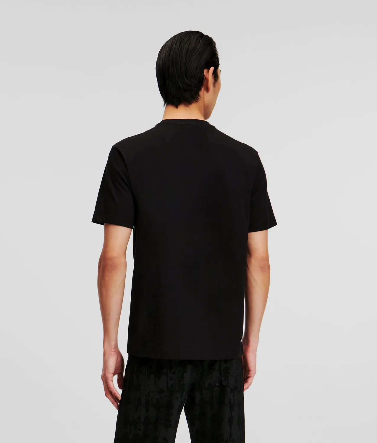Karl Lagerfeld Ikon Kameo T-Shirt Baumwolle Stickerei