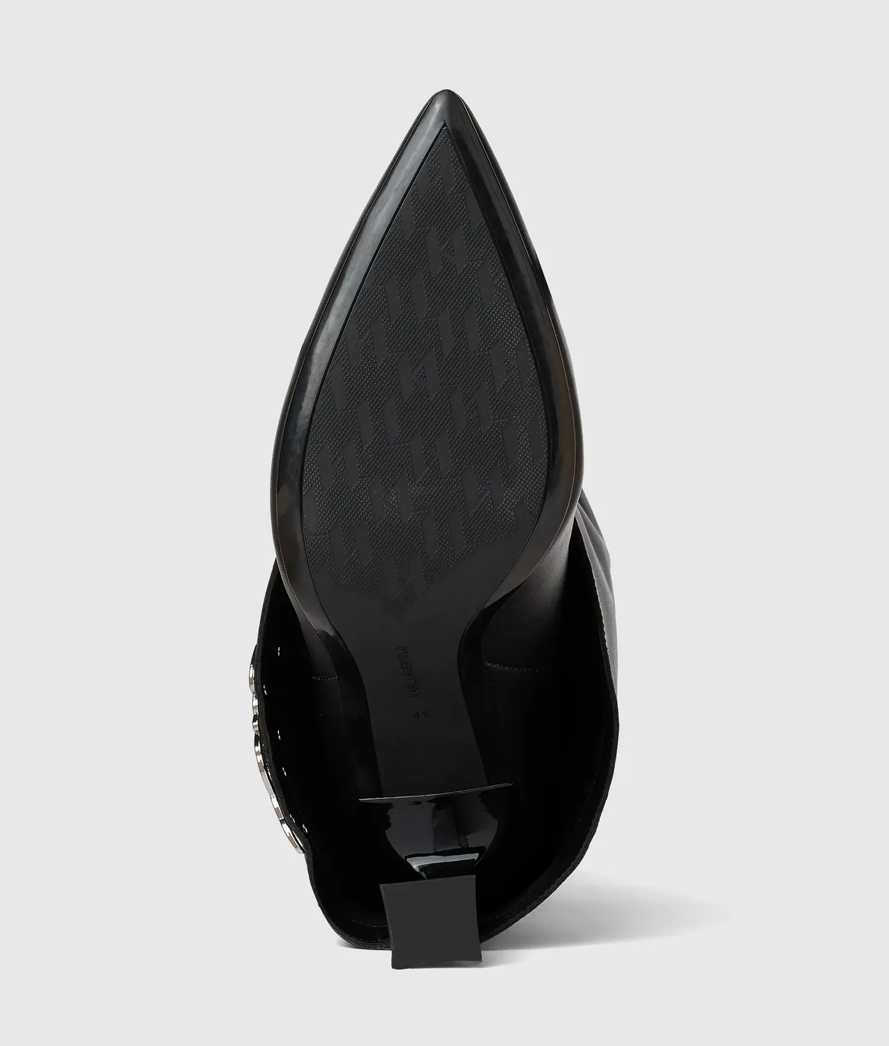 Karl Lagerfeld Debutante Midi Slouch Boots Damen Leder