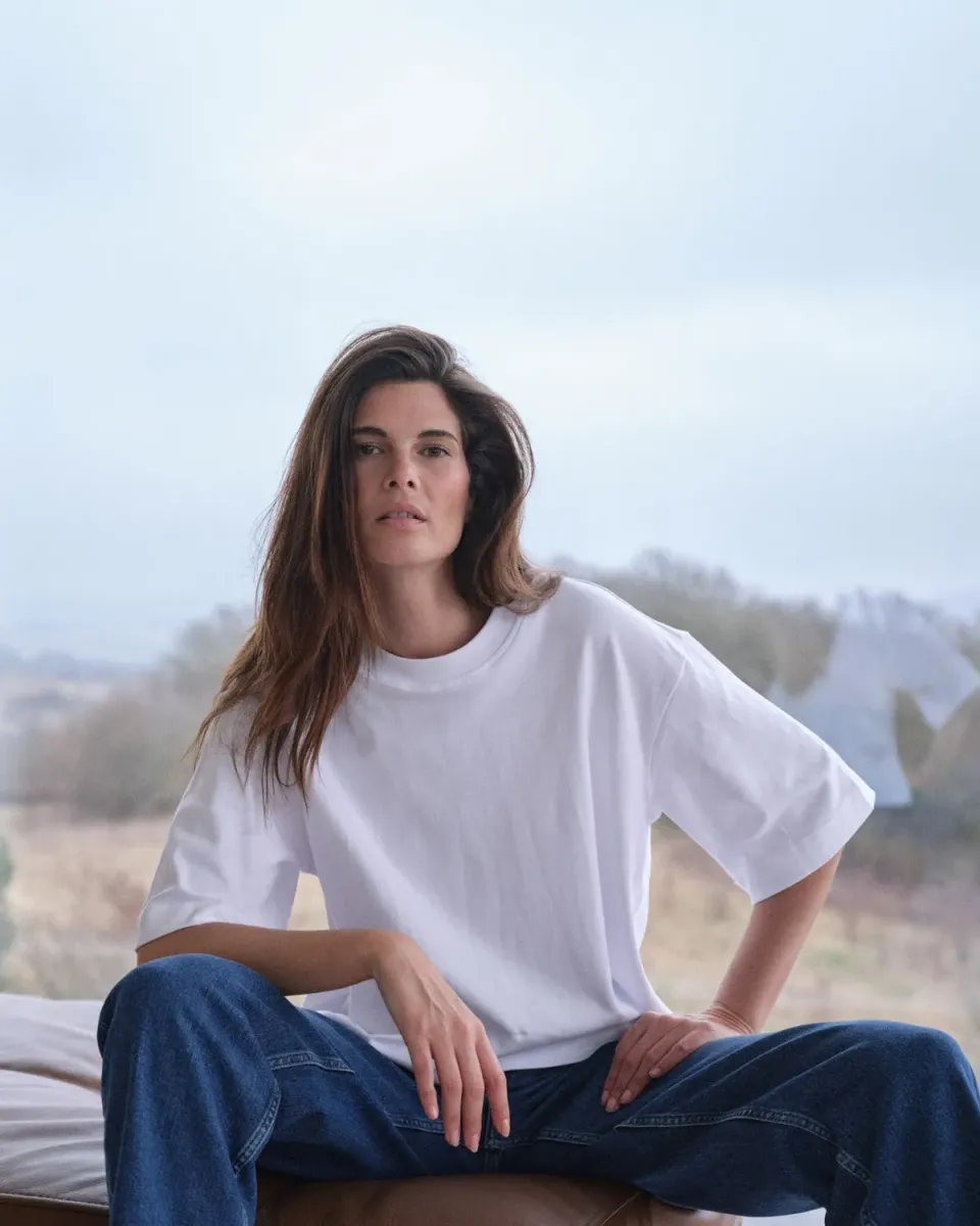 Mos Mosh MMNatalie Boxy T-Shirt Bio-Baumwolle Weiß