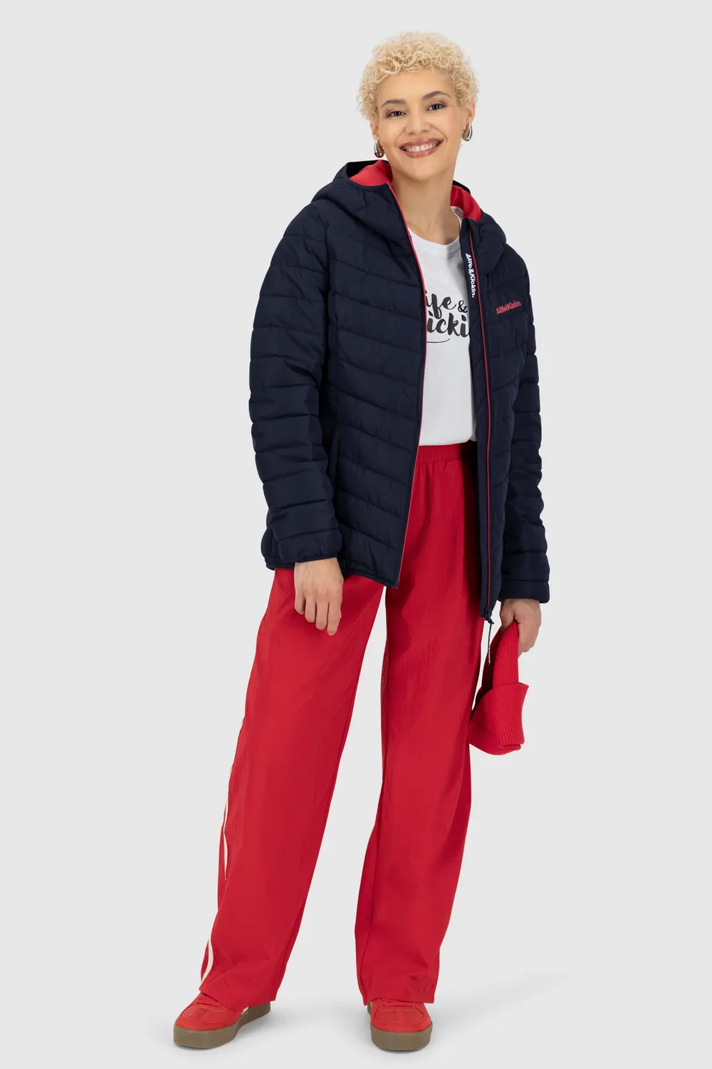 Alife & Kickin RabeaAK A Jacke Dunkelblau Steppjacke