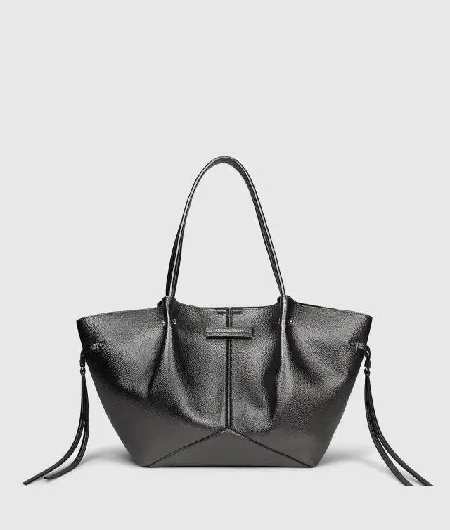 Karl Lagerfeld K/Pierced Metallic Tote Shopper Laptopfach