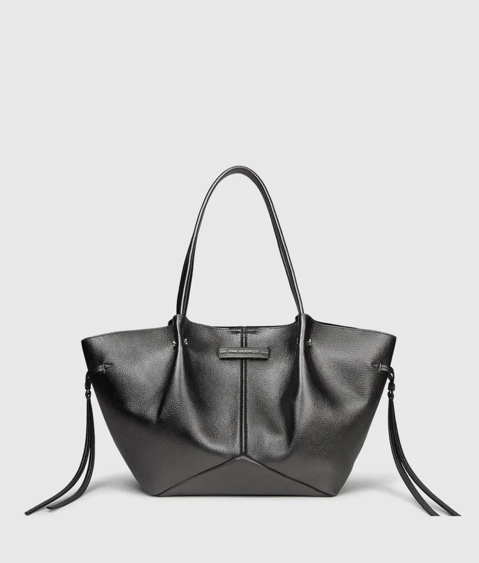 Karl Lagerfeld K/Pierced Metallic Tote Shopper Laptopfach