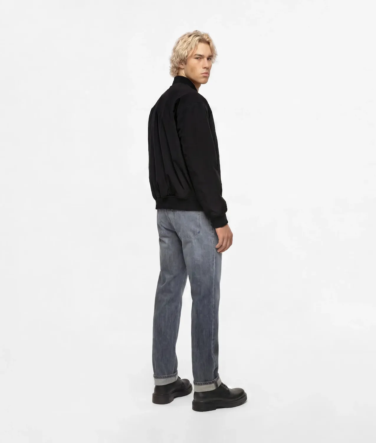 Karl Lagerfeld KL Jeans straight hellgrau Baumwolle