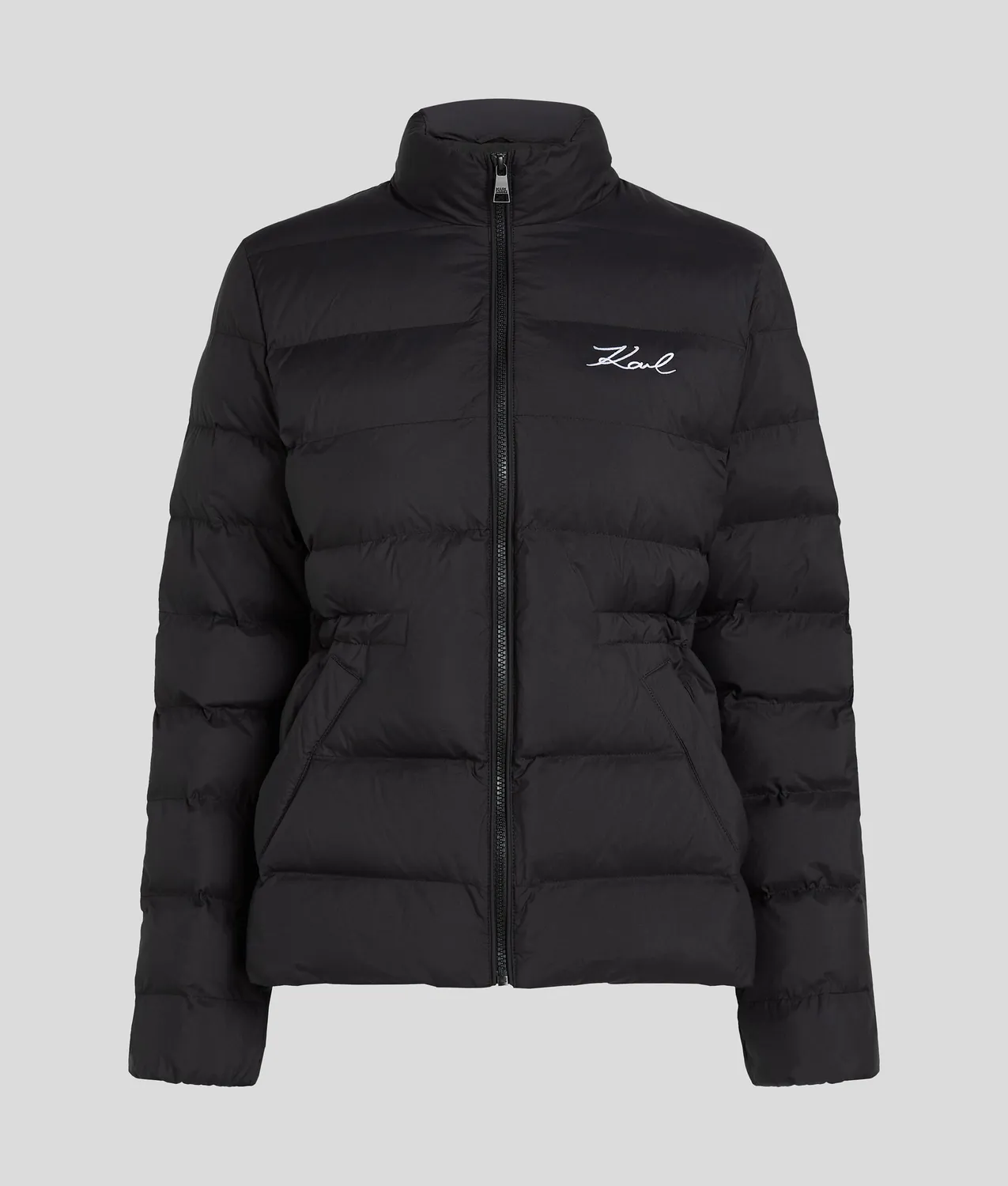 Karl Lagerfeld Signature Puffer Jacke Steppjacke Wattiert