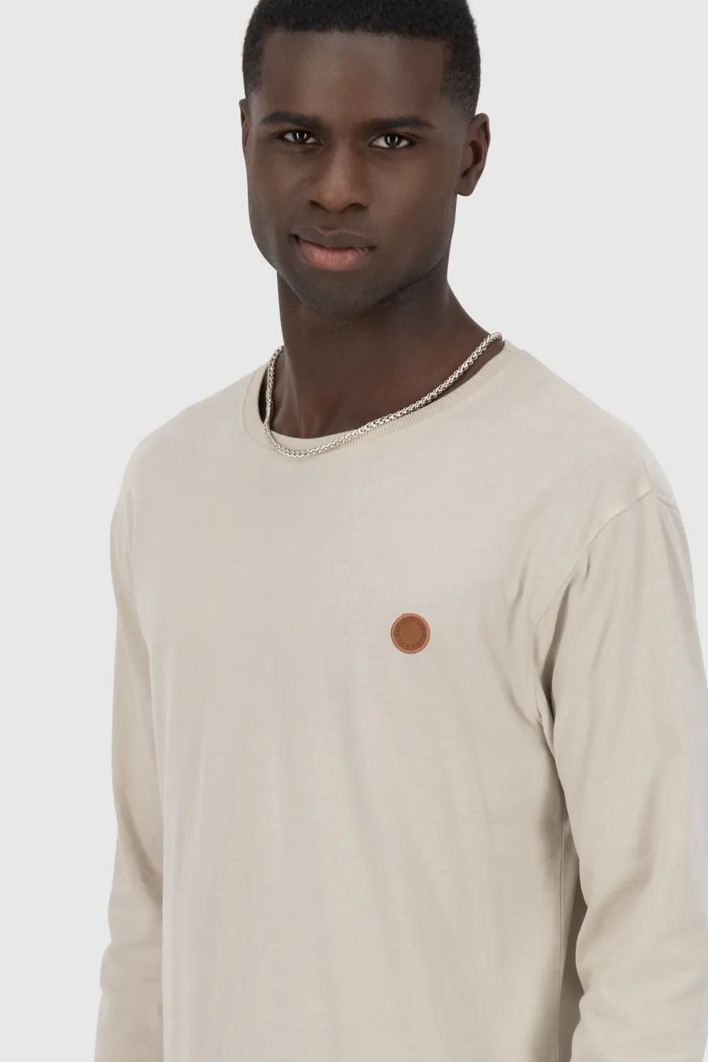 Alife & Kickin AlexAK A Longsleeve Herren Beige leger