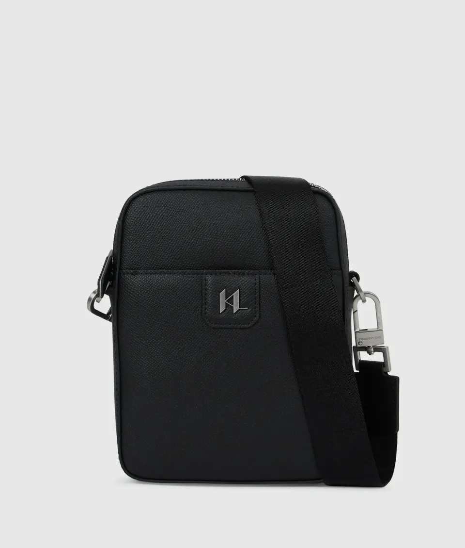 Karl Lagerfeld K/Monogram Crossbody Leder schwarz
