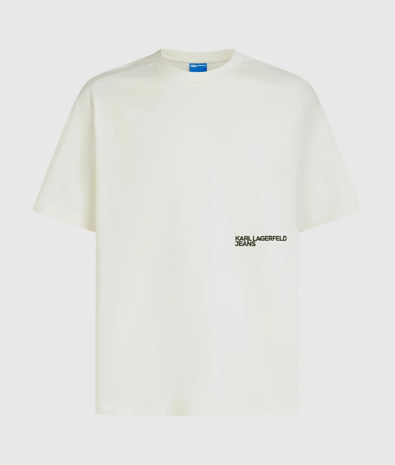Karl Lagerfeld KL Jeans Naht T-Shirt Herren Relaxed Kontrastnaht
