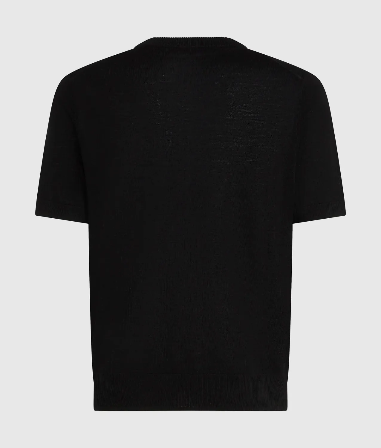 Karl Lagerfeld Monogram Merino T-Shirt Wolle