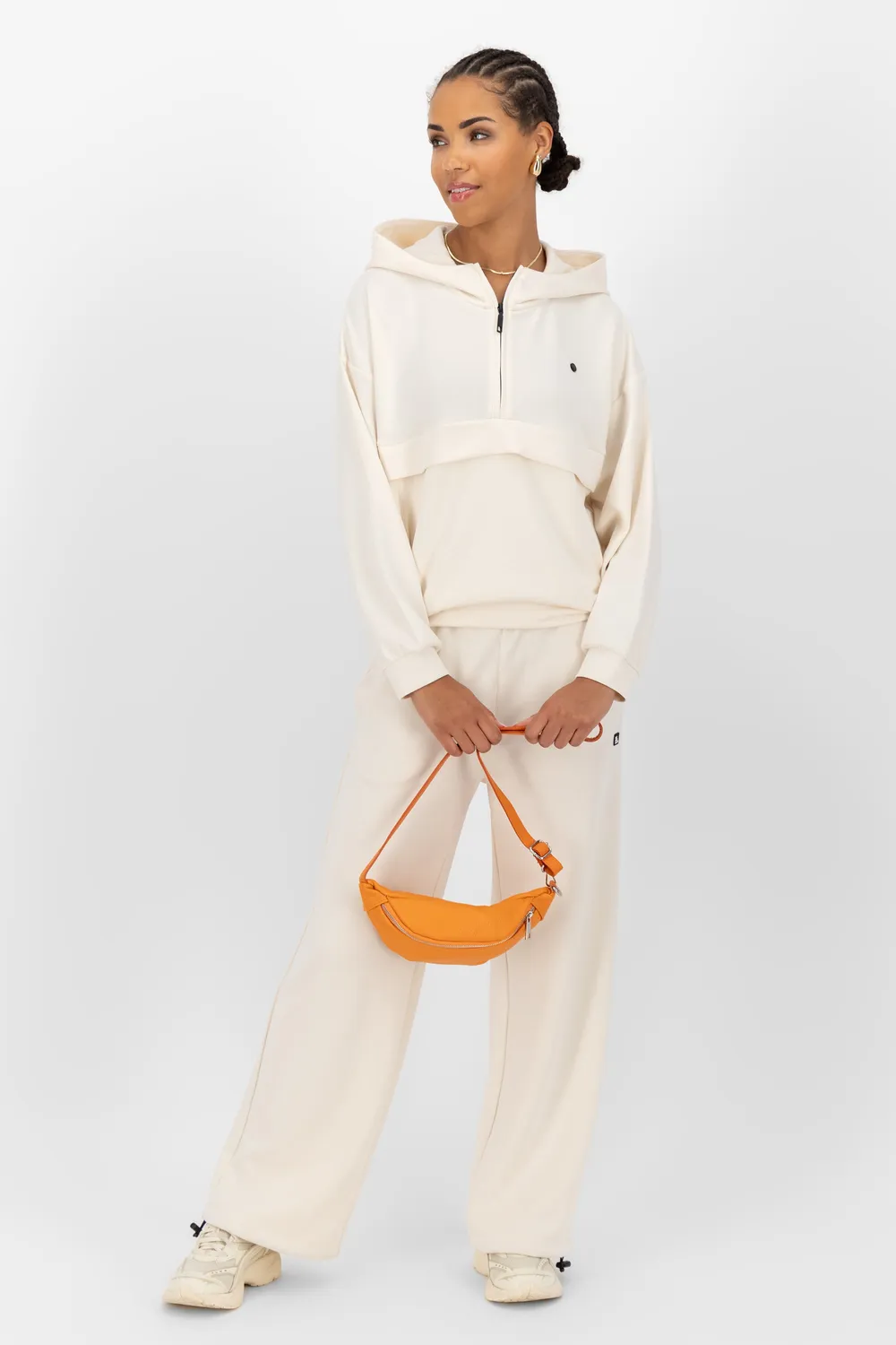 Alife & Kickin MajviAK T Hoodie Beige oversize supersoft