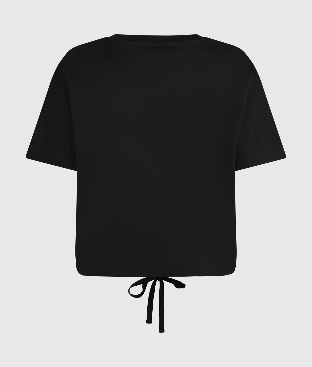 Karl Lagerfeld KL Jeans Tied-Hem T-Shirt mit Logo